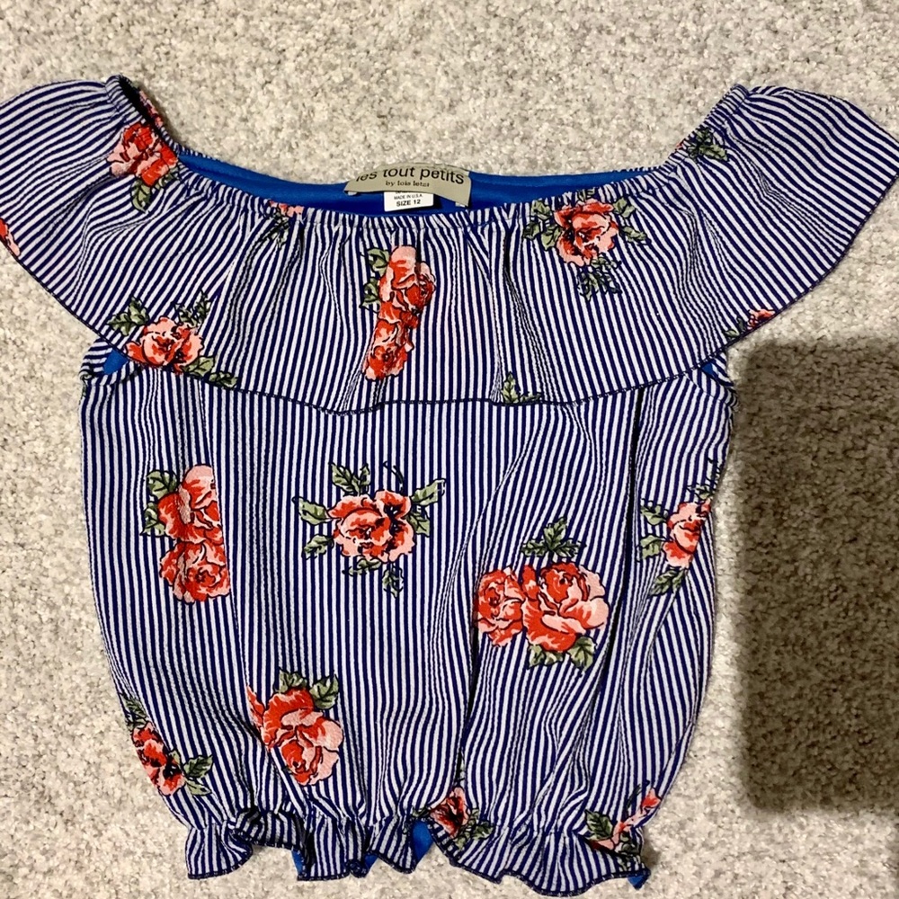 Rose Off the Shoulder Top